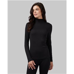 WOMEN'S SOFT RIB TURTLENECK