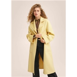 Abrigo handmade cinturón -  Mujer | MANGO OUTLET Melilla