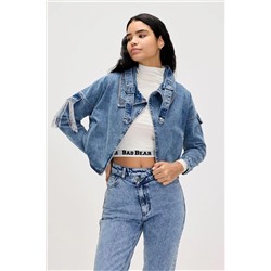 Bad Bear, Scarlett Denim Mavi Kadın Ceket