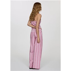 Top halter rayas