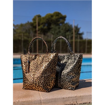 PELLE - Shopper napa print
