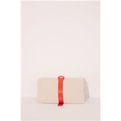 Neceser mediano nylon azul  beige