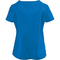 Orange Standard Scrubs Del Mar Mock Wrap Top