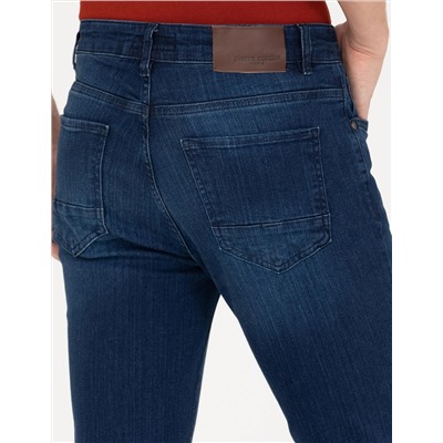 Lacivert Slim Fit Jean Pantolon