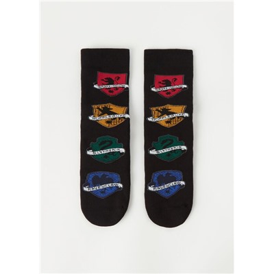 Stoppersocken Harry Potter mit Wappenmuster für Herren