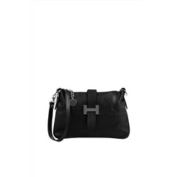 Bandolera de piel Negro - Firenze Artegiani