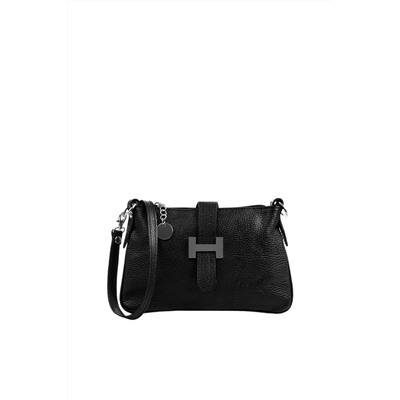 Bandolera de piel Negro - Firenze Artegiani