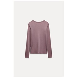 FADED RIBBED T-SHIRT