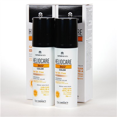 Heliocare 360 Gel Oil Free Beige PACK Duplo 20% Descuento