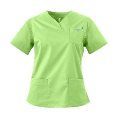 Med Couture Scrubs Sport Neckline Top