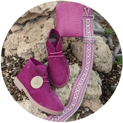 AB.Z. SAFARY MAGENTA+Ab.Zapatos Pelle 306 (350) serpiente FUXIA-(180)-26 (5) АКЦИЯ