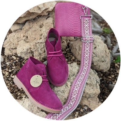 AB.Z. SAFARY MAGENTA+Ab.Zapatos Pelle 306 (350) serpiente FUXIA-(180)-26 (5) АКЦИЯ
