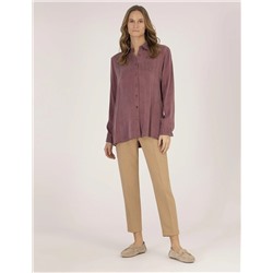 Gül Kurusu Comfort Fit Uzun Kollu Gömlek
