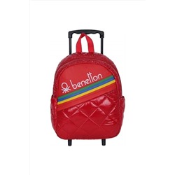 United Colors of Benetton Çekçekli Kapitone Anaokulu Çantası 70253 Siyah