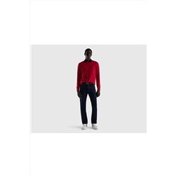 United Colors of Benetton Bisiklet Yaka Koton Kazak 123P1098U1I76-143