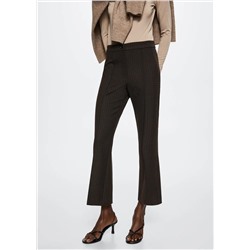 Pantalón cuadros kick flare -  Mujer | MANGO OUTLET Melilla