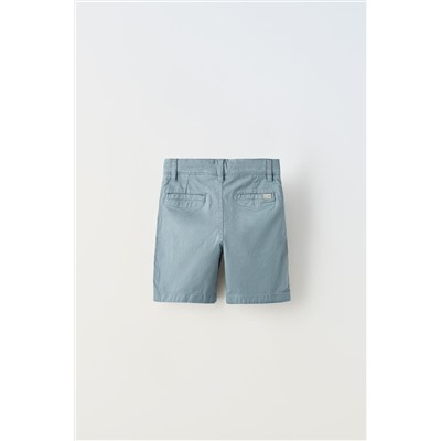 PLAIN CHINO BERMUDA SHORTS
