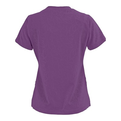 Jockey Scrubs Modern Tonal Embossed V-Neck Top