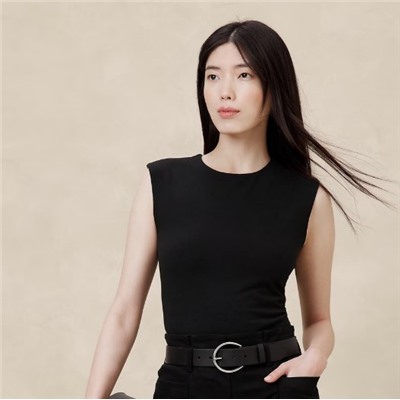 Soft Stretch Crew-Neck T-Shirt