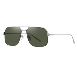 IQ30025 - Солнцезащитные очки ICONIQ JS8510 Silver frame G15 green sheet C05-P25