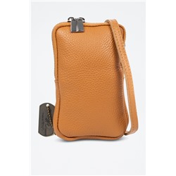Bandolera de piel Albaredo - Marrón