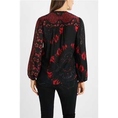 Camisa mandala tie-dye