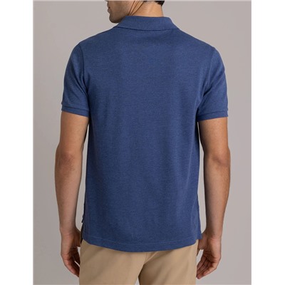 MULTI COLOR LOGO INTERLOCK POLO SHIRT