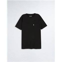 Pocket T-shirt, Men, Black
