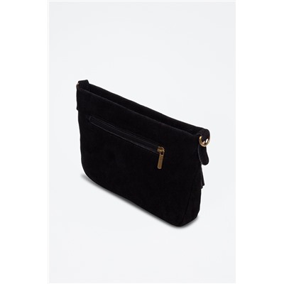 Bandolera de nobuk Arre - Negro