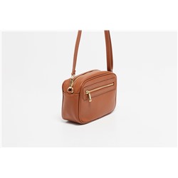 Bandolera de piel Gaby Camel