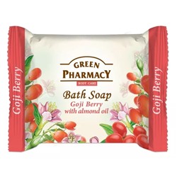 Твердое мыло Greenpharmacy с маслом годжи и миндалем 100 гр