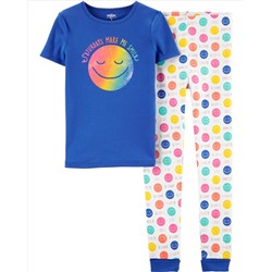 2-Piece Snug Fit Saturday Cotton PJs