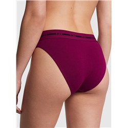 PINK RETRO LOGO HIGH WAIST BIKINI