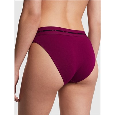 PINK RETRO LOGO HIGH WAIST BIKINI