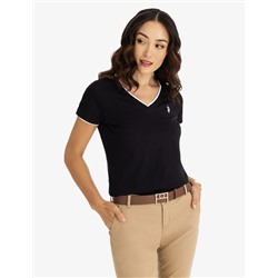 DOUBLE BAND V-NECK T-SHIRT