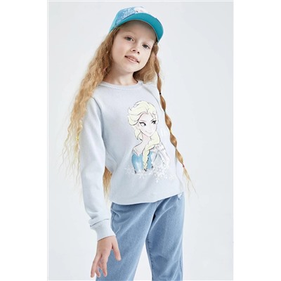 Defacto Kız Çocuk Frozen Bisiklet Yaka Kazak Y4675A622WN