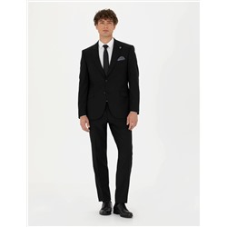 Siyah Slim Fit Takım Elbise