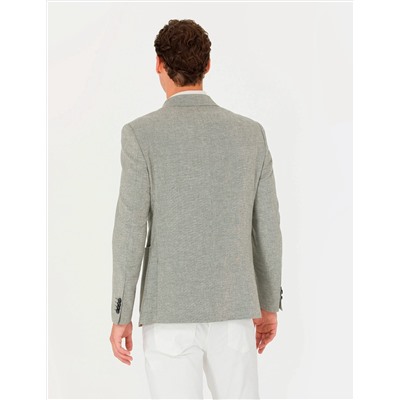 Haki Ex. Slim Fit Ceket