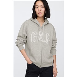Relaxed Gap Logo Zip Hoodie