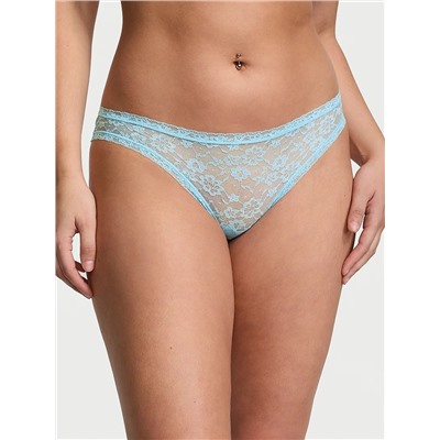 THE LACIE Lace Back Lace-Up Bikini Panty