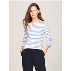Tommy Hilfiger Stripe Boatneck T-Shirt