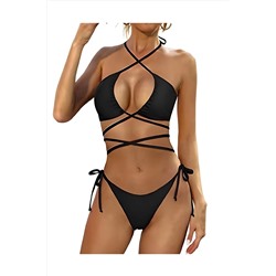 DEEP BEACH Siyah Ipli Bikini Altı Db2009ba DB2009BA