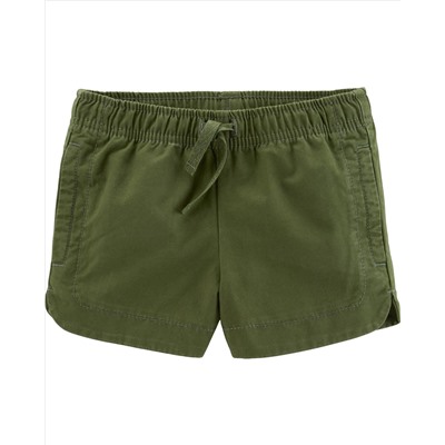 Pull-On Cotton Shorts