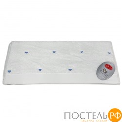 Полотенце Карвен "KALPLI NAKISLI" 50*90 1шт. микрокоттон НS 6015 mavi/голубой