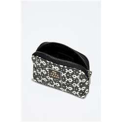 Monedero Lana Beige y negro