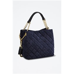 Bolso de piel Hina Azul marino