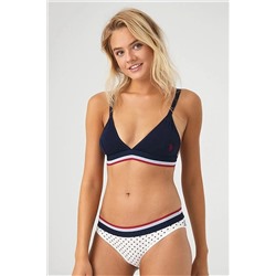 U.S. Polo Assn. Kadın, Lisanslı, USPA, Lacivert Büstiyer Slip Takım Perita-P66P253