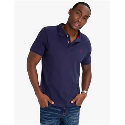 SOLID INTERLOCK POLO SHIRT