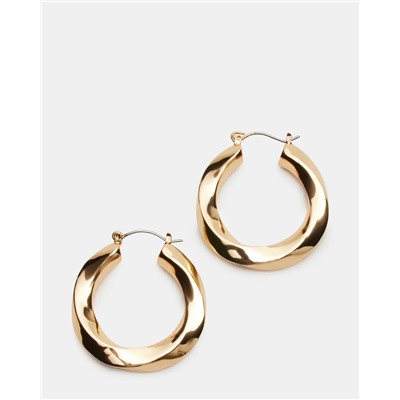 Medium Twisted Hoops