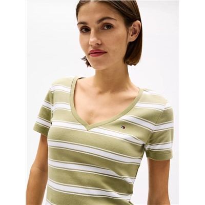 V-Neck Stripe Favorite T-Shirt